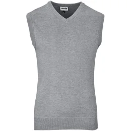 Mens Sleeveless Peru V-Neck Jersey - GREY - M