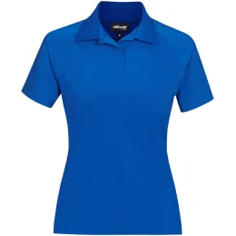 Ladies Santorini Golf Shirt - BLUE - 2XL