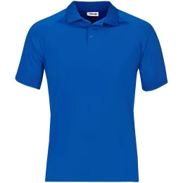 Mens Santorini Golf Shirt - BLUE - 2XL