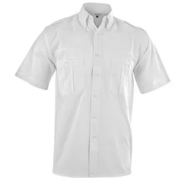 Mens Short Sleeve Tracker Shirt - WHITE - 2XL