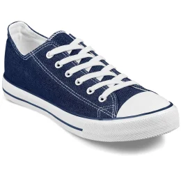 Unisex Trendi Canvas Sneaker - BLUE - 2