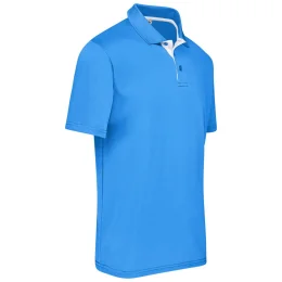 Kids Tournament Golf Shirt - AQUA - 14