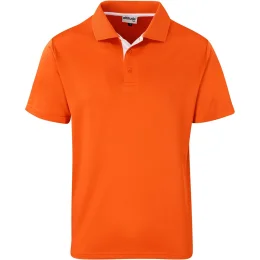 Kids Tournament Golf Shirt - ORANGE - 6