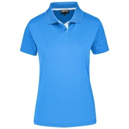 Ladies Tournament Golf Shirt - AQUA - S