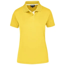 Ladies Tournament Golf Shirt - YELLOW - XL