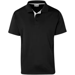 Mens Tournament Golf Shirt - BLACK - 3XL