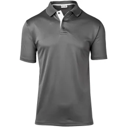 Mens Tournament Golf Shirt - GREY - M