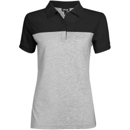 Ladies Urban Golf Shirt - BLACK - 4XL