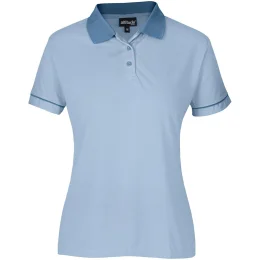 Ladies Verge Golf Shirt - LIGHT BLUE - S