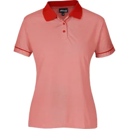 Ladies Verge Golf Shirt - RED - L