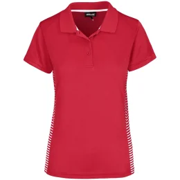 Ladies Zeus Golf Shirt - RED - M
