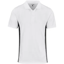 Mens Zeus Golf Shirt - WHITE - 4XL