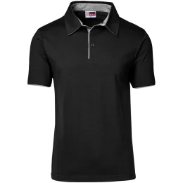 Mens Delta Golf Shirt - BLACK - L