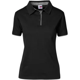 Ladies Delta Golf Shirt - BLACK - 4XL