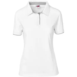 Ladies Delta Golf Shirt - WHITE - L