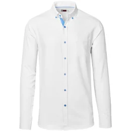 Mens Long Sleeve Casablanca Shirt - SKY BLUE - 3XL