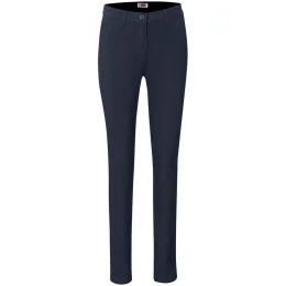 Ladies Superb Stretch Chino Pants - NAVY - 40