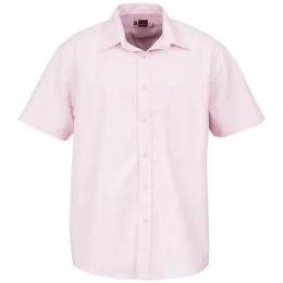 Mens Short Sleeve Washington Shirt - PINK - 2XL