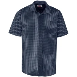 Mens Short Sleeve Aston Shirt - NAVY - 5XL