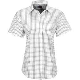 Ladies Short Sleeve Aston Shirt - WHITE - 3XL