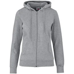 Ladies Bravo Hooded Sweater - GREY - S