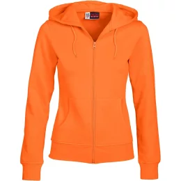 Ladies Bravo Hooded Sweater - ORANGE - 4XL
