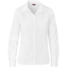 Ladies Long Sleeve Aspen Shirt - WHITE - M