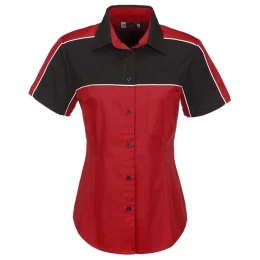 Ladies Daytona Pitt Shirt - RED - 4XL