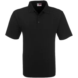 Mens Cardinal Golf Shirt - BLACK - S