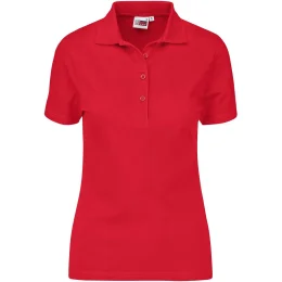 Ladies Cardinal Golf Shirt - RED - M