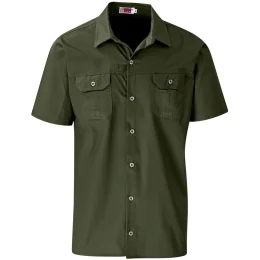Mens Short Sleeve Wildstone Shirt - MILITARY GREEN - M