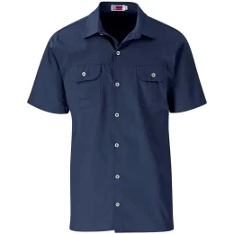 Mens Short Sleeve Wildstone Shirt - NAVY - M