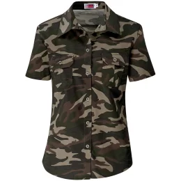 Ladies Short Sleeve Wildstone Shirt - CAMOUFLAGE - 4XL