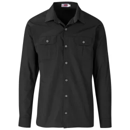 Mens Long Sleeve Wildstone Shirt - BLACK - M