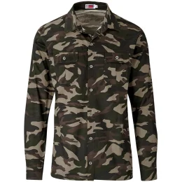 Mens Long Sleeve Wildstone Shirt - CAMOUFLAGE - M