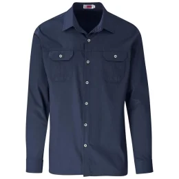 Mens Long Sleeve Wildstone Shirt - NAVY - 2XL