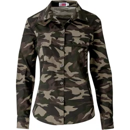 Ladies Long Sleeve Wildstone Shirt - CAMOUFLAGE - S