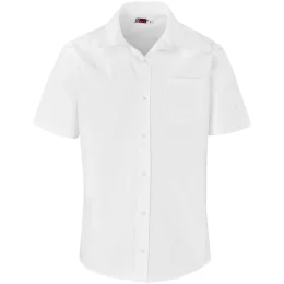 Mens Short Sleeve Milano Shirt - WHITE - M