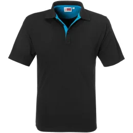 Mens Solo Golf Shirt - AQUA - L