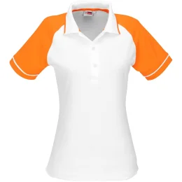 Ladies Sydney Golf Shirt - ORANGE - M