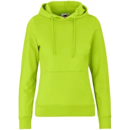 Ladies Omega Hooded Sweater - LIME - S