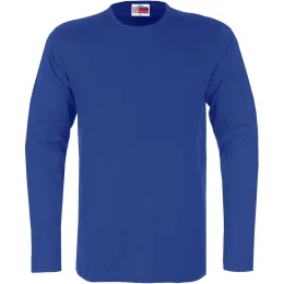 Mens Long Sleeve Portland T-Shirt - ROYAL BLUE - S