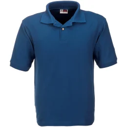 Mens Boston Golf Shirt - BLUE - 5XL