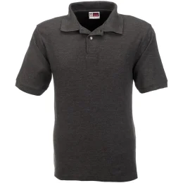 Mens Boston Golf Shirt - CHARCOAL - XL