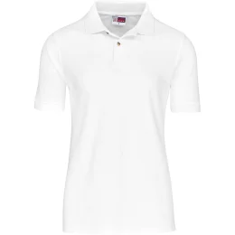 Mens Boston Golf Shirt - WHITE - 4XL