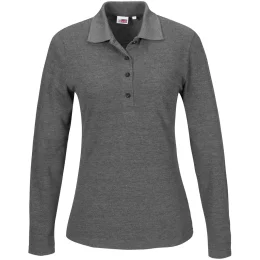 Ladies Long Sleeve Elemental Golf Shirt - GREY - XL