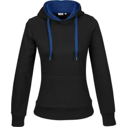 Ladies Solo Hooded Sweater - BLUE - S