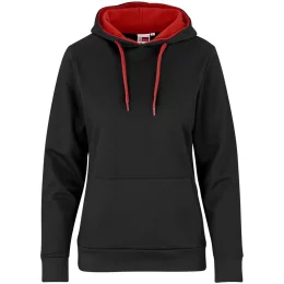 Ladies Solo Hooded Sweater - RED - 3XL
