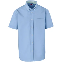 Mens Short Sleeve Aspen Shirt - BLUE - 2XL