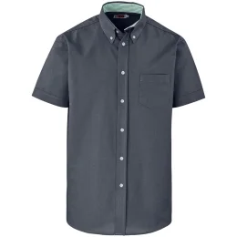 Mens Short Sleeve Aspen Shirt - GREY - 2XL